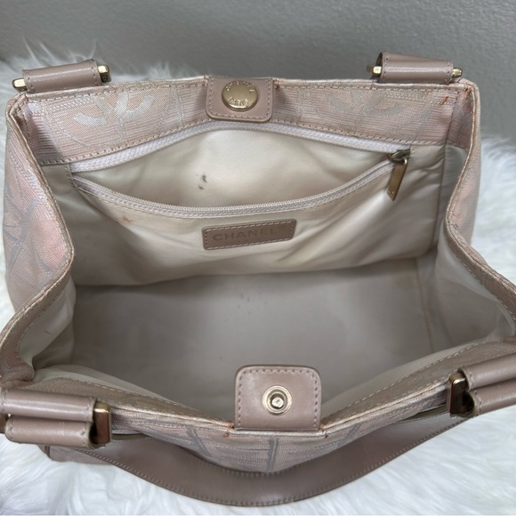 Chanel Travel Line CC Logo Handle Bag- Neutral Colors - Picture 8 of 16
